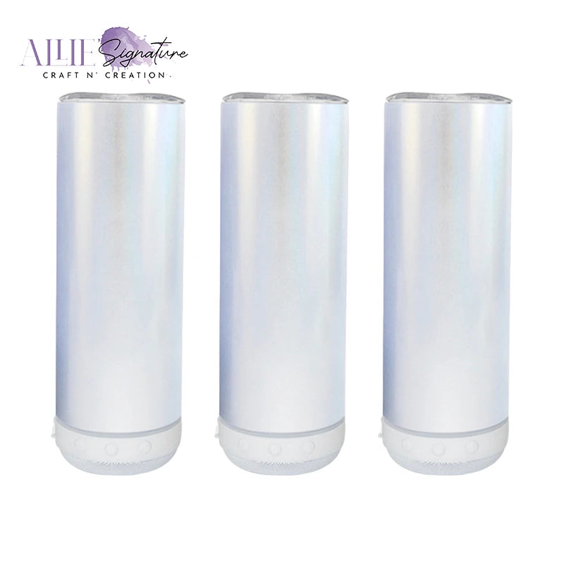 20oz Slim Shimmer Speaker Tumbler