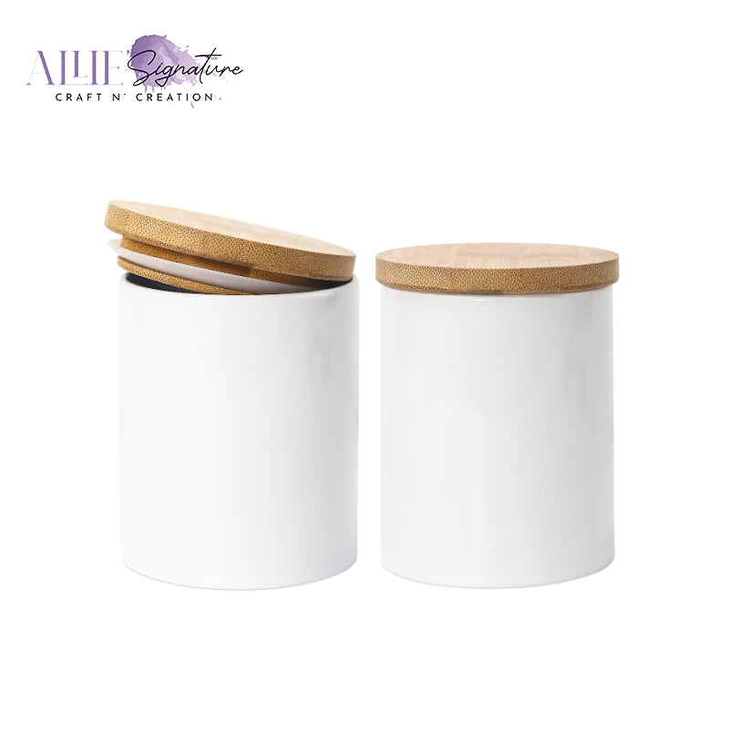 Ceramic Candle Jar with Lid – AllieSignature