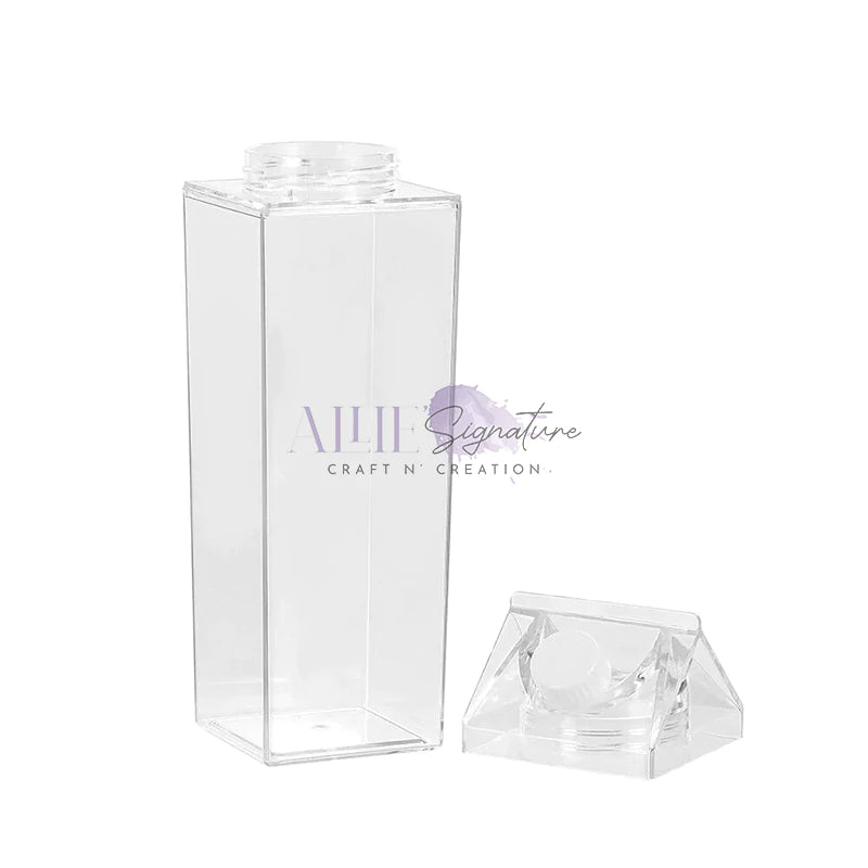 Acrylic Milk Carton Water Bottle for Sublimation