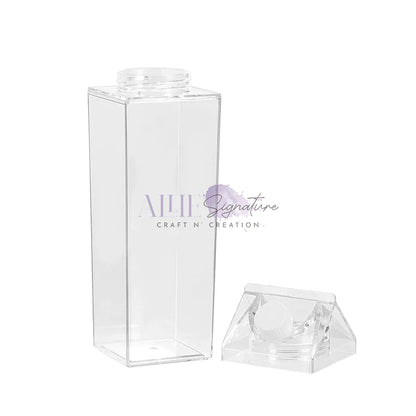 Acrylic Milk Carton Water Bottle for Sublimation