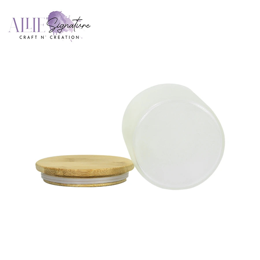 Sublimation Frosted or Glow Candle Jars with Lid