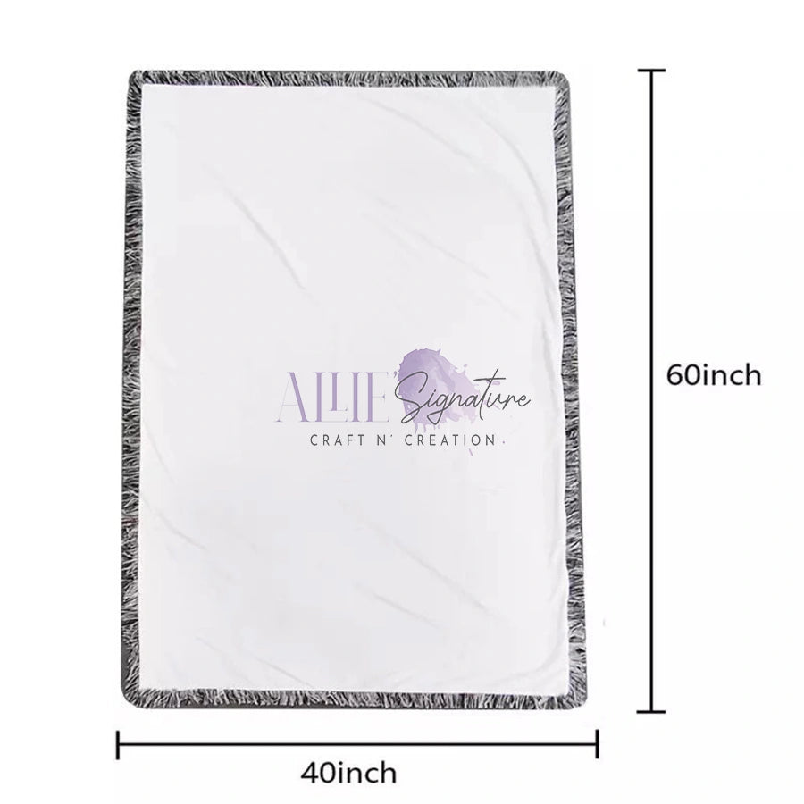 Custom Photo Sublimation Throw Blanket - 40" x 60"
