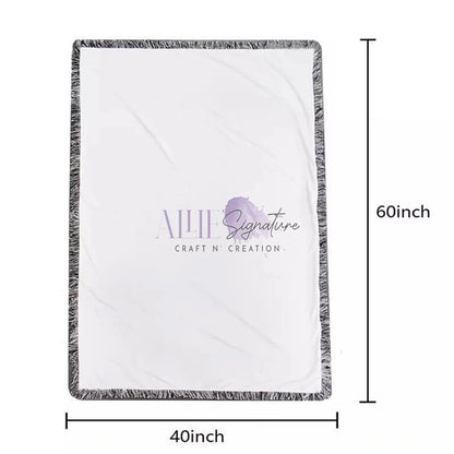 Custom Photo Sublimation Throw Blanket - 40" x 60"
