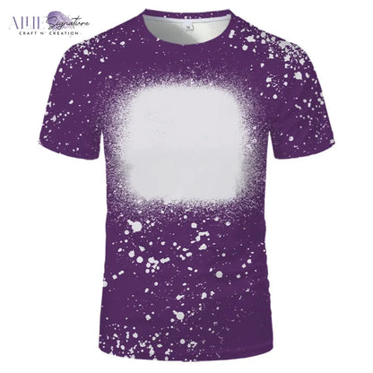 Faux Bleached Shirts Sublimation Ready