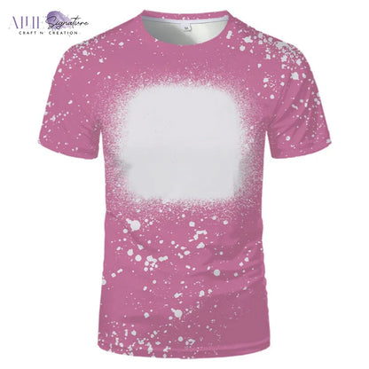 Faux Bleached Shirts Sublimation Ready