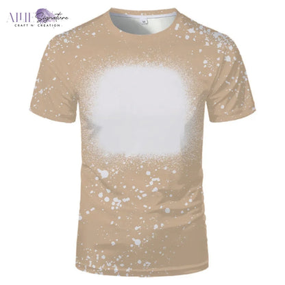 Faux Bleached Shirts Sublimation Ready