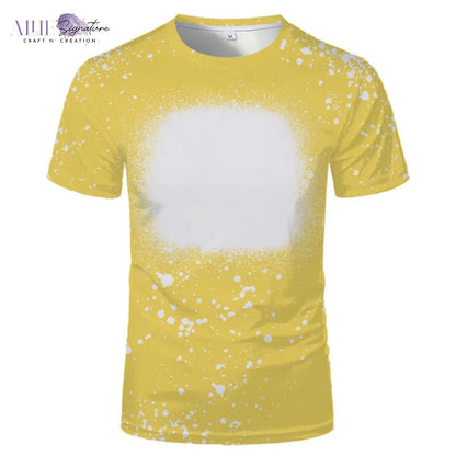 Faux Bleached Shirts Sublimation Ready