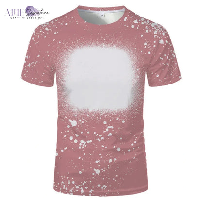 Faux Bleached Shirts Sublimation Ready