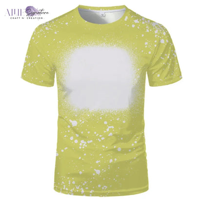 Faux Bleached Shirts Sublimation Ready
