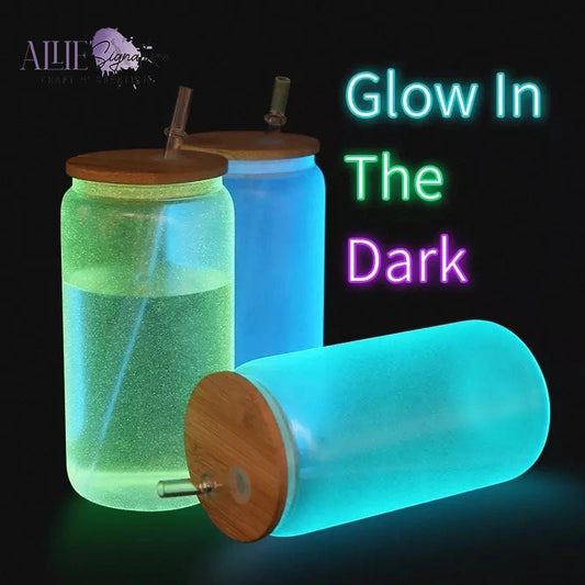 Sublimation Glow in The Dark Glass
