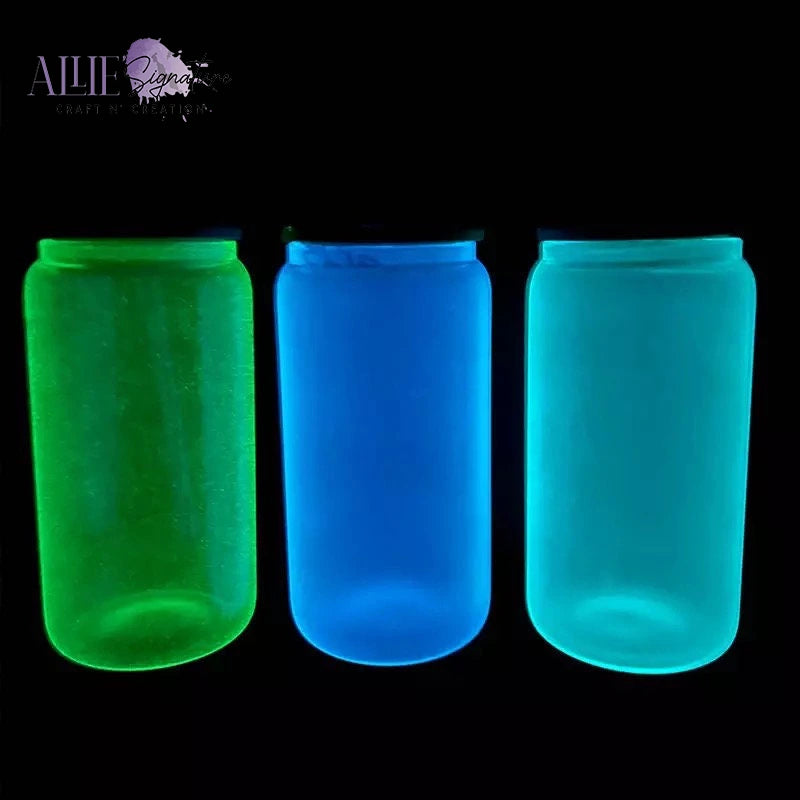Sublimation Glow in The Dark Glass