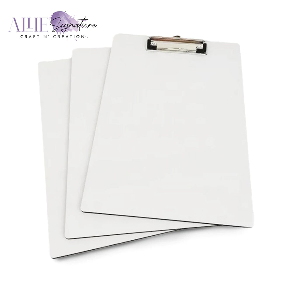 Sublimation Blank White MDF Hard Board Clipboard