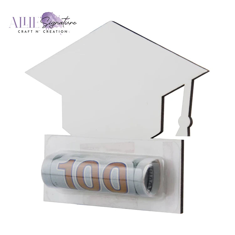 Sublimation Money Card MDF Blanks with Plastic Holder