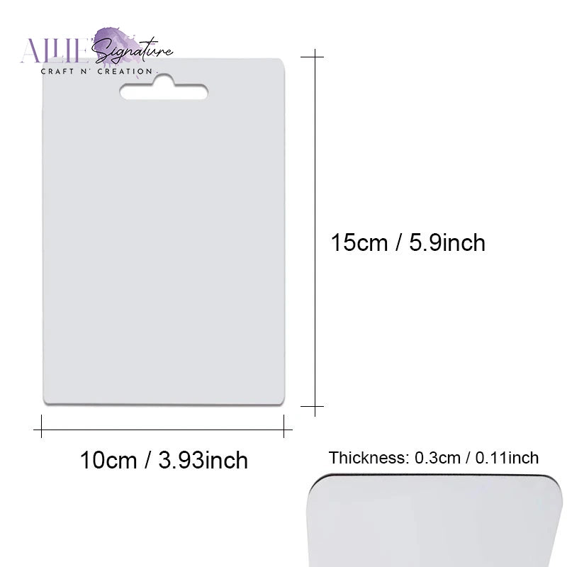 Sublimation Money Card MDF Blanks with Plastic Holder