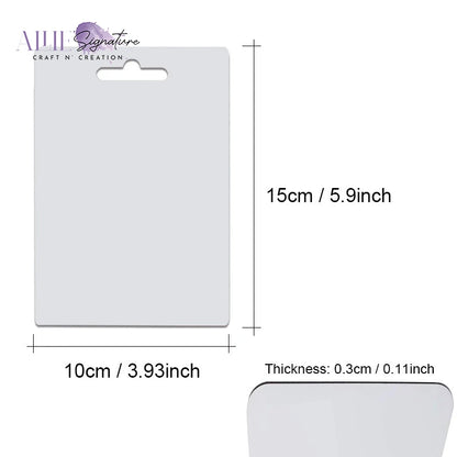 Sublimation Money Card MDF Blanks with Plastic Holder
