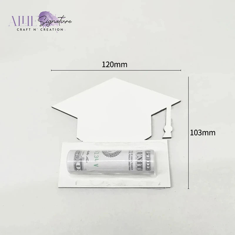 Sublimation Money Card MDF Blanks with Plastic Holder