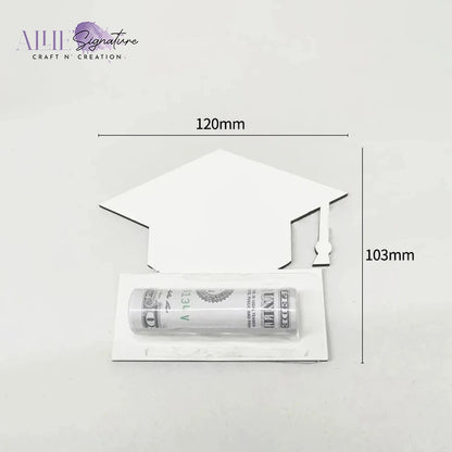 Sublimation Money Card MDF Blanks with Plastic Holder