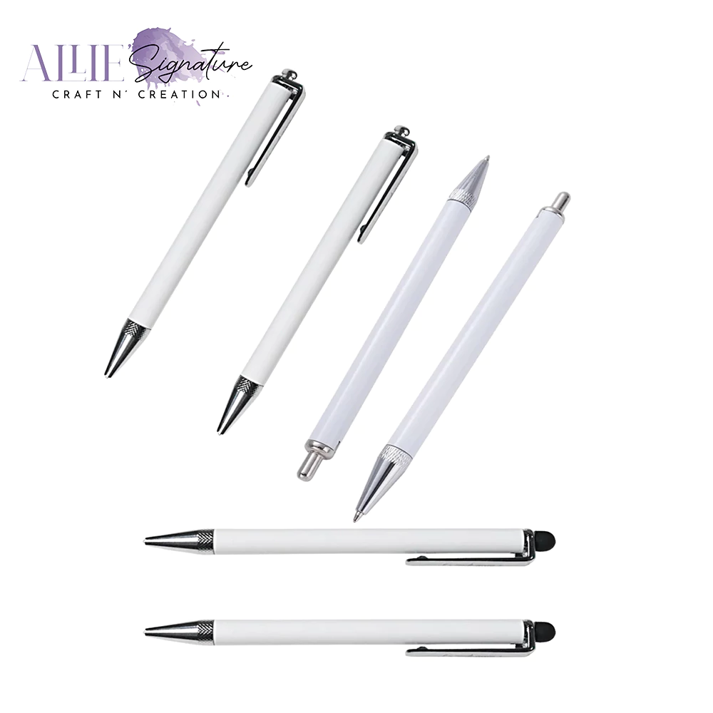 Sublimation Pen Blank with Heat Transfer Pens - Pack for 2