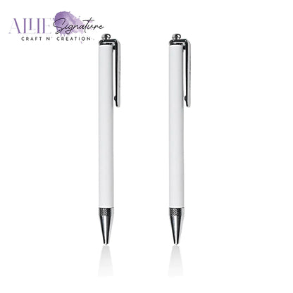 Sublimation Pen Blank with Heat Transfer Pens - Pack for 2