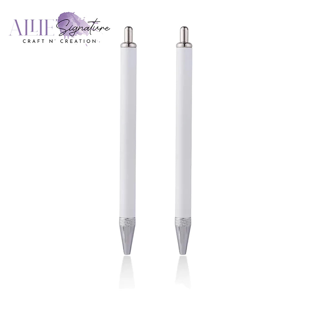 Sublimation Pen Blank with Heat Transfer Pens - Pack for 2