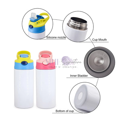 Sublimation Sippy Cup Double Wall Water Bottle