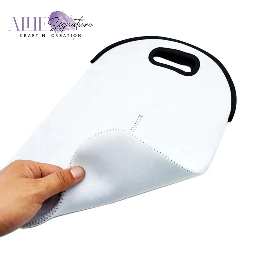 Sublimation Wine Tote Bag - Neoprene Insulated Bottle Carrier